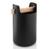 Pot à ustensiles 20 cm, avec manche en bois, noir, Eva Solo