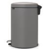Poubelle à pédale NEWICON 20 l, gris minéral, Brabantia