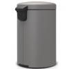 Poubelle à pédale NEWICON 20 l, gris minéral, Brabantia