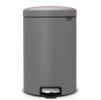 Poubelle à pédale NEWICON 20 l, gris minéral, Brabantia