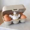 Boîte de rangement pour œufs EGGS TO GO MINI 17 cm, pour 6 œufs, gris cendré naturel, Koziol