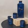 Set à sake DRAGONFLY, 5 pièces, bleu, MIJ