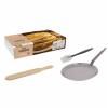 Crêpière MINERAL B 26 cm, avec louche et pinceau, de Buyer
