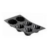 Moule à gâteau pour brioches, 6 moules, silicone, de Buyer