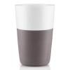 Mug 360 ml, set de 2 pc, avec couvercle en silicone, gris, Eva Solo