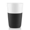 Mug 360 ml, set de 2 pc, avec couvercle en silicone, noir de carbone, Eva Solo