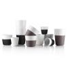 Mug 230 ml, set de 2 pc, avec couvercle en silicone, gris, Eva Solo