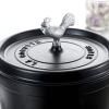 Poignée de couvercle ROOSTER, argent, Staub
