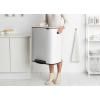 Poubelle à pédale BO 60 l, blanc, Brabantia