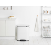Poubelle à pédale BO 60 l, blanc, Brabantia
