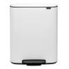Poubelle à pédale BO 60 l, blanc, Brabantia