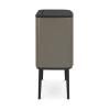 Poubelle à couvercle tactile BO, 36 l, platine, Brabantia