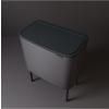 Poubelle à couvercle tactile BO, 36 l, platine, Brabantia