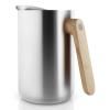 Pichet isotherme 1 l, avec manche en bois, acier inoxydable, Eva Solo