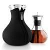 Théière avec infuseur à thé 1 l, avec couvercle isolant, anthracite, verre et acier, Eva Solo