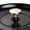 Poignée de rechange pour grands couvercles de casseroles Staub, laiton, Staub