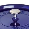 Poignée ronde pour couvercle nickelé grand, Staub