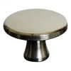 Poignée ronde pour couvercle nickelé grand, Staub