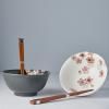 Bol CHERRY BLOSSOM 400 ml, set de 2 pc, avec baguettes, MIJ