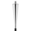 Torche de jardin ORCHOS 1,5 m, inox mat, Blomus