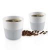 Tasse à espresso 80 ml, set de 2 pc, avec couvercle en silicone, gris clair Eva Solo