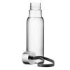 Bouteille d'eau 500 ml, avec sangle grise, plastique, Eva Solo