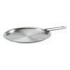 Couvercle de marmite EVA TRIO 24 cm, plat, verre, Eva Solo