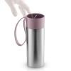 Mug de voyage TO GO 350 ml, couvercle rose, acier inoxydable, Eva Solo