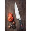 Couteau de chef CLASSIC, 20 cm, lame large, rainures, Wüsthof