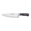 Couteau de chef CLASSIC, 20 cm, lame large, rainures, Wüsthof
