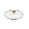 Couvercle de marmite 20 cm, avec manche en bois, verre, de Buyer