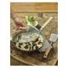 Couvercle de marmite 20 cm, avec manche en bois, verre, de Buyer