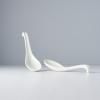 Cuillère japonaise 17,5 cm, blanche, MIJ