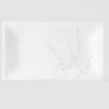 Plat de service WHITE BLOSSOM 33 x 19 cm, MIJ