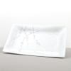 Plat de service WHITE BLOSSOM 33 x 19 cm, MIJ
