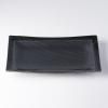 Plat de service MATT BLACK 33 x 19 cm, MIJ