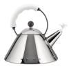 Bouilloire pour cuisinière 9093 2 l, argent / blanc, Alessi
