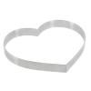 Cercle de cuisson 18 cm, en forme de cœur, en acier inoxydable, de Buyer