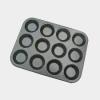 Moule à mini tartes, pour 12 tartelettes, acier, de Buyer