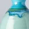 Bouteille de sake 350 ml, bleu-vert, MIJ