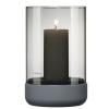 Lanterne CALMA 20 cm, gris, béton et verre, Blomus