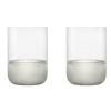 Photophore CALMA 9 cm, set de 2 pc, gris, béton, Blomus