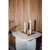Bougeoir SQUARE CANDLE , set de 4 pc, or, Höfats