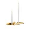 Bougeoir SQUARE CANDLE , set de 4 pc, or, Höfats