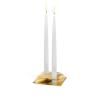 Bougeoir SQUARE CANDLE , set de 4 pc, or, Höfats
