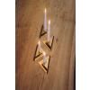Bougeoir SQUARE CANDLE , set de 4 pc, or, Höfats