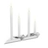 Bougeoir SQUARE CANDLE , set de 4 pc, acier inoxydable, Höfats
