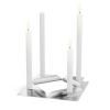 Bougeoir SQUARE CANDLE , set de 4 pc, acier inoxydable, Höfats