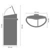 Poubelle à couvercle tactile TOUCH BIN NEW 23 + 10 l, acier mat, Brabantia