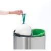 Poubelle à couvercle tactile TOUCH BIN NEW 23 + 10 l, acier mat, Brabantia